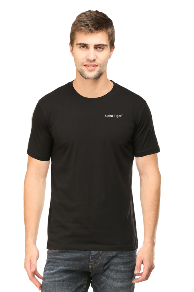 Unisex Tiger squats Design premium cotton t-shirt with Alpha tiger logo