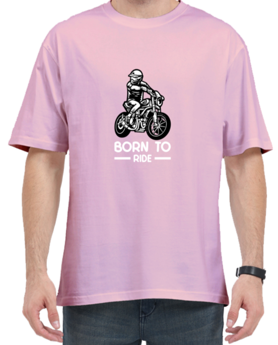 Unisex Biker's Oversized Classic Cotton T-shirt
