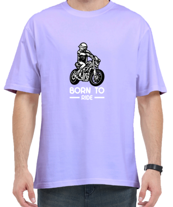 Unisex Biker's Oversized Classic Cotton T-shirt