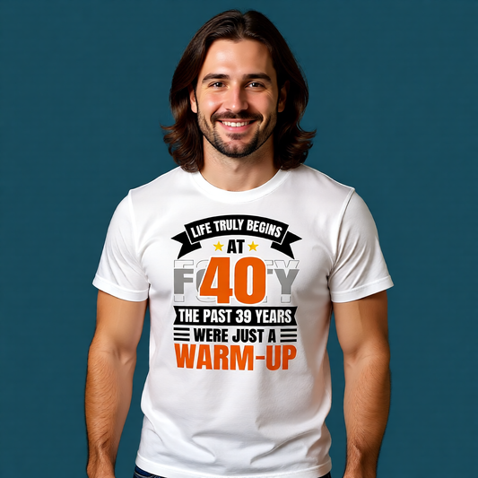 40 Is The New 20: Kyun Alpha Tiger Ka "Life Begins At 40" Tee Har 1986 Born Ke Liye Must-Have Hai!