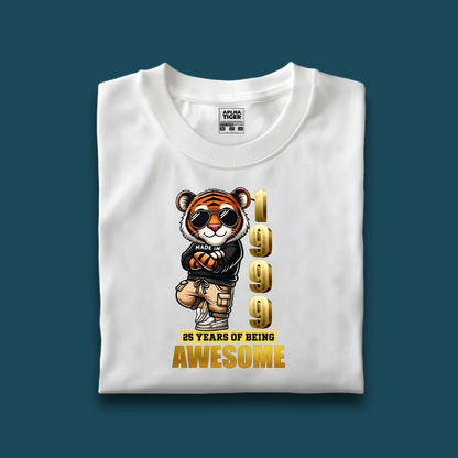 Made in 1999 25 years of being awesome, Premium cotton T-shirt