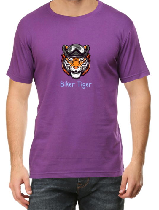Biker Tiger Classic T-shirt