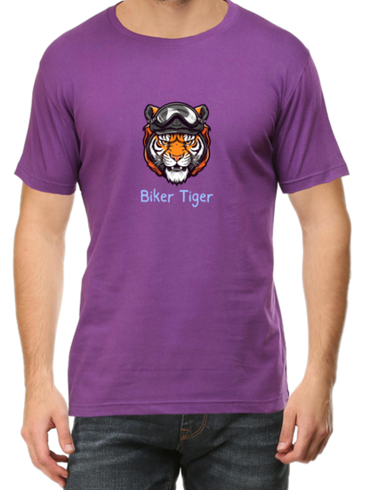 Biker Tiger Classic T-shirt
