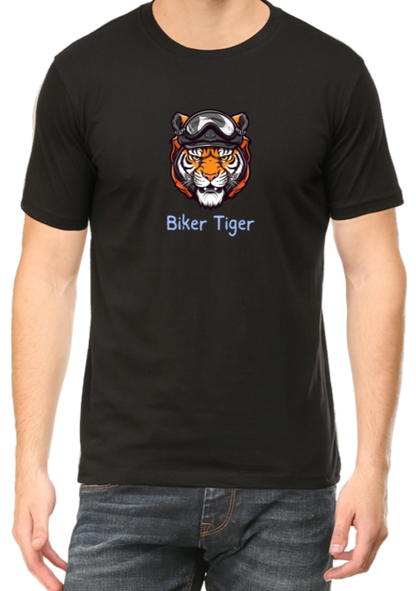 Biker Tiger Classic T-shirt