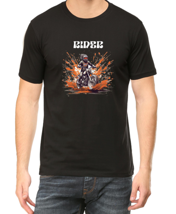 Bike Rider Classic premium Cotton T-shirt