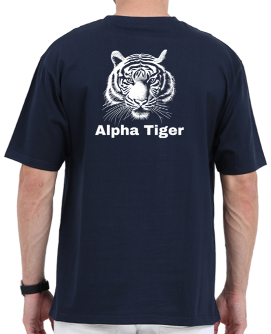 Elevate Your Style with Alpha Tiger's Oversized Tiger T-Shirt