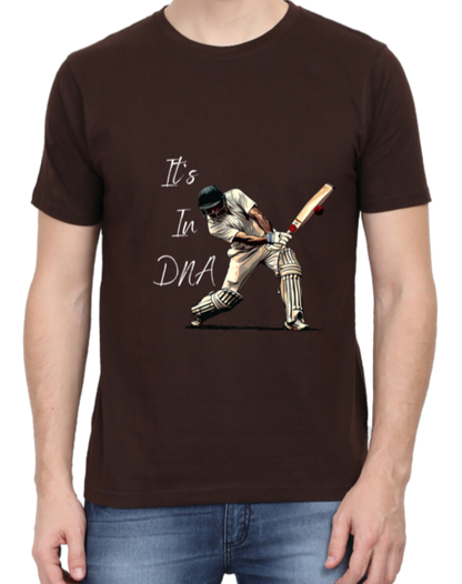 Cricket DNA: Embrace Your Passion with Our Dynamic T-Shirt Design