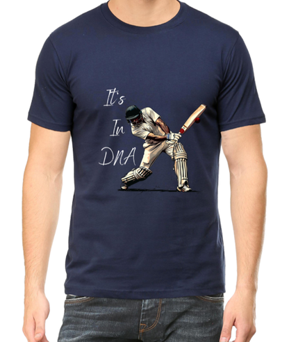 Cricket DNA: Embrace Your Passion with Our Dynamic T-Shirt Design