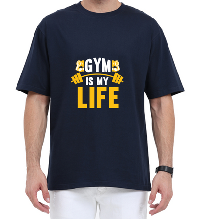 Oversized T-Shirt, Made from high-quality cotton, motivational touch to your gym attire