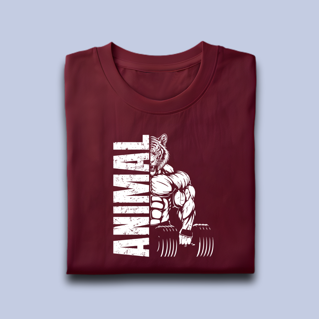 Animal Muscular Tiger Premium T-Shirt Dark Colors Collection