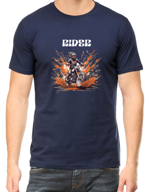 Bike Rider Classic premium Cotton T-shirt