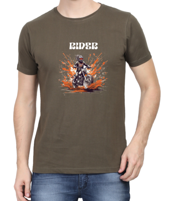 Bike Rider Classic premium Cotton T-shirt