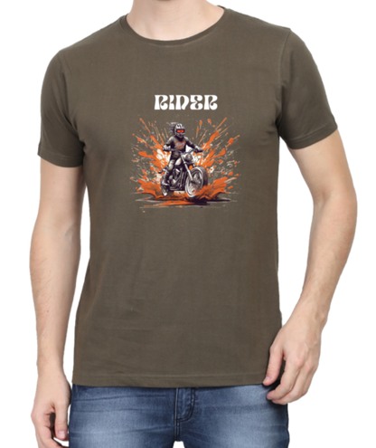Bike Rider Classic premium Cotton T-shirt