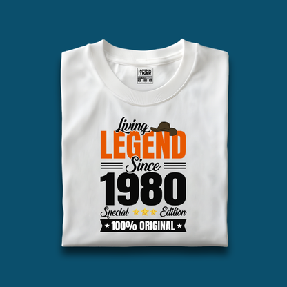 Living Legend Since 1980 Unisex Premium Cotton T-shirt