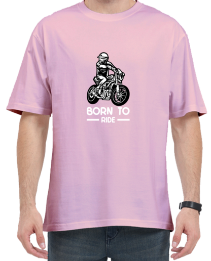 Unisex Biker's Oversized Classic Cotton T-shirt