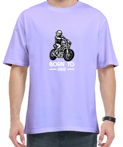 Unisex Biker's Oversized Classic Cotton T-shirt
