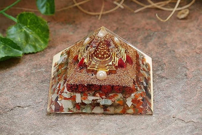 Originate Pyramid Shri Yantra With Rudraksha