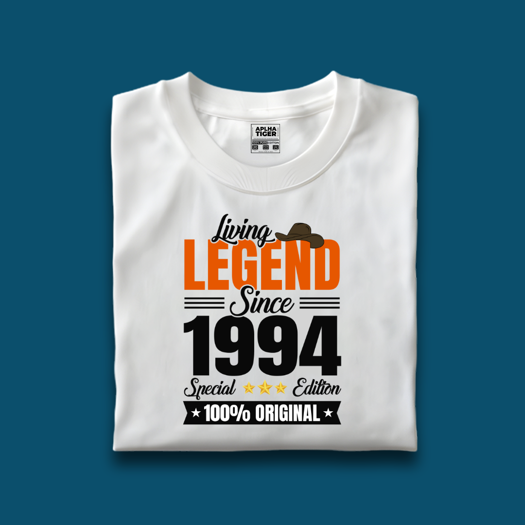 Living Legend Since 1994 Premium Cotton Birthday T-shirt