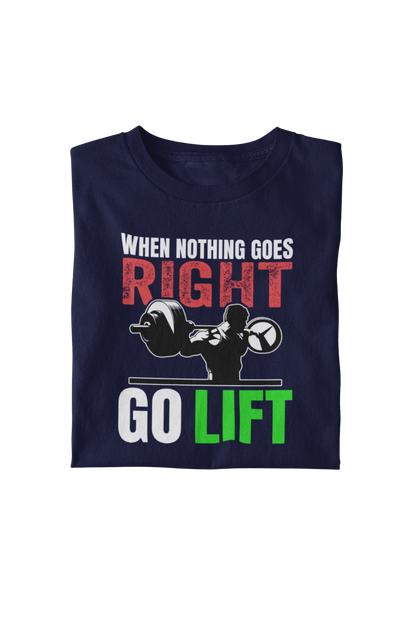 Go lift Premium Cotton T-shirt