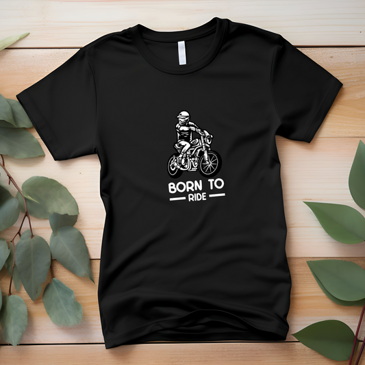 Biker's Born To Ride Cotton T-shirt