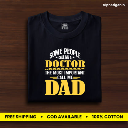 Doctor Dad Premium Cotton T-shirt