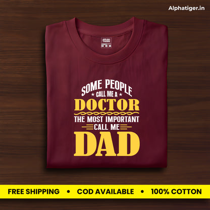 Doctor Dad Premium Cotton T-shirt