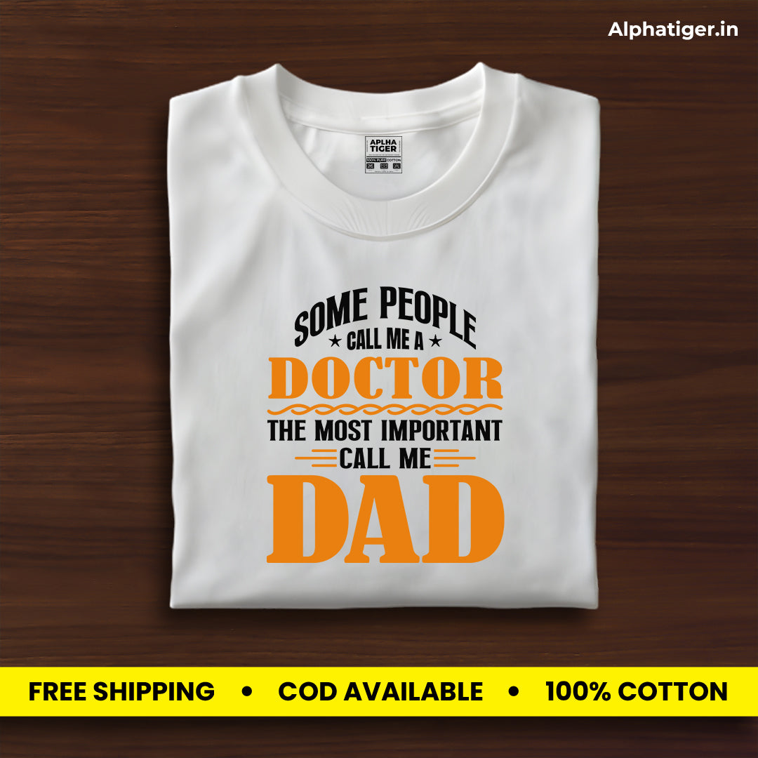 Doctor Dad Premium Cotton T-shirt