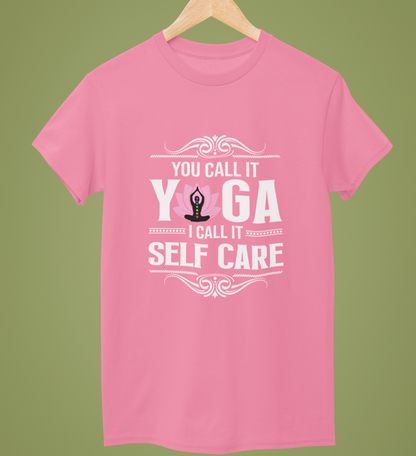 Yoga Self Care Premium Cotton T-shirt