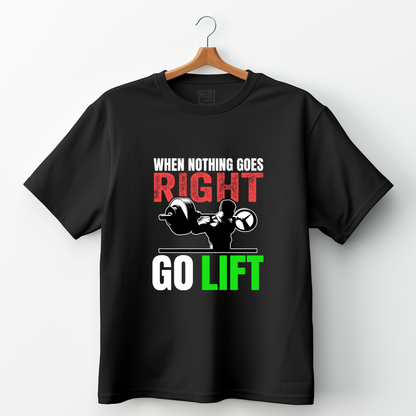 Go lift Premium Cotton T-shirt