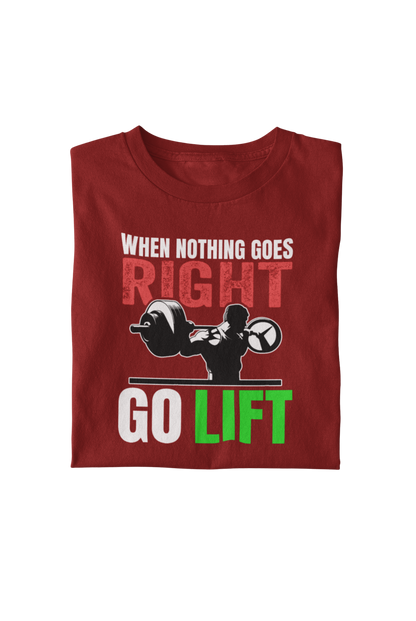 Go lift Premium Cotton T-shirt