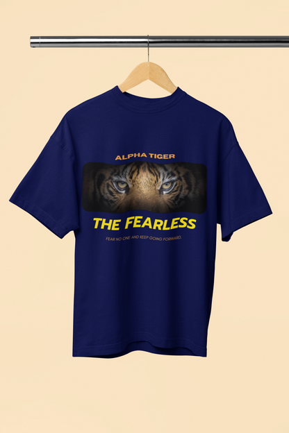 Alpha Tiger Motivational Fitness Oversized T-Shirt: Elevate Your Workout