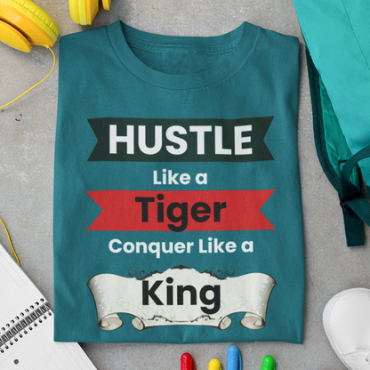 Hustle Like a Tiger | Motivational Premium T-Shirt