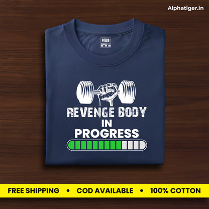 Revenge Body In Progress Premium Cotton T-shirt