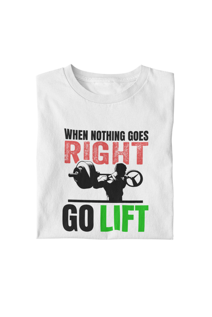 Go lift Premium Cotton T-shirt