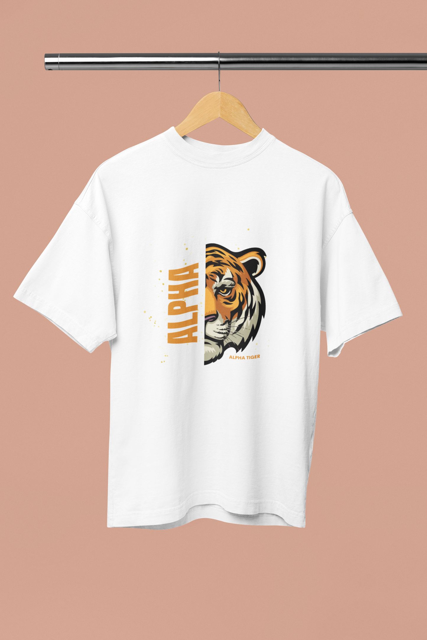 Alpha Tiger Oversized Premium Classic T-shirt 240 GSM