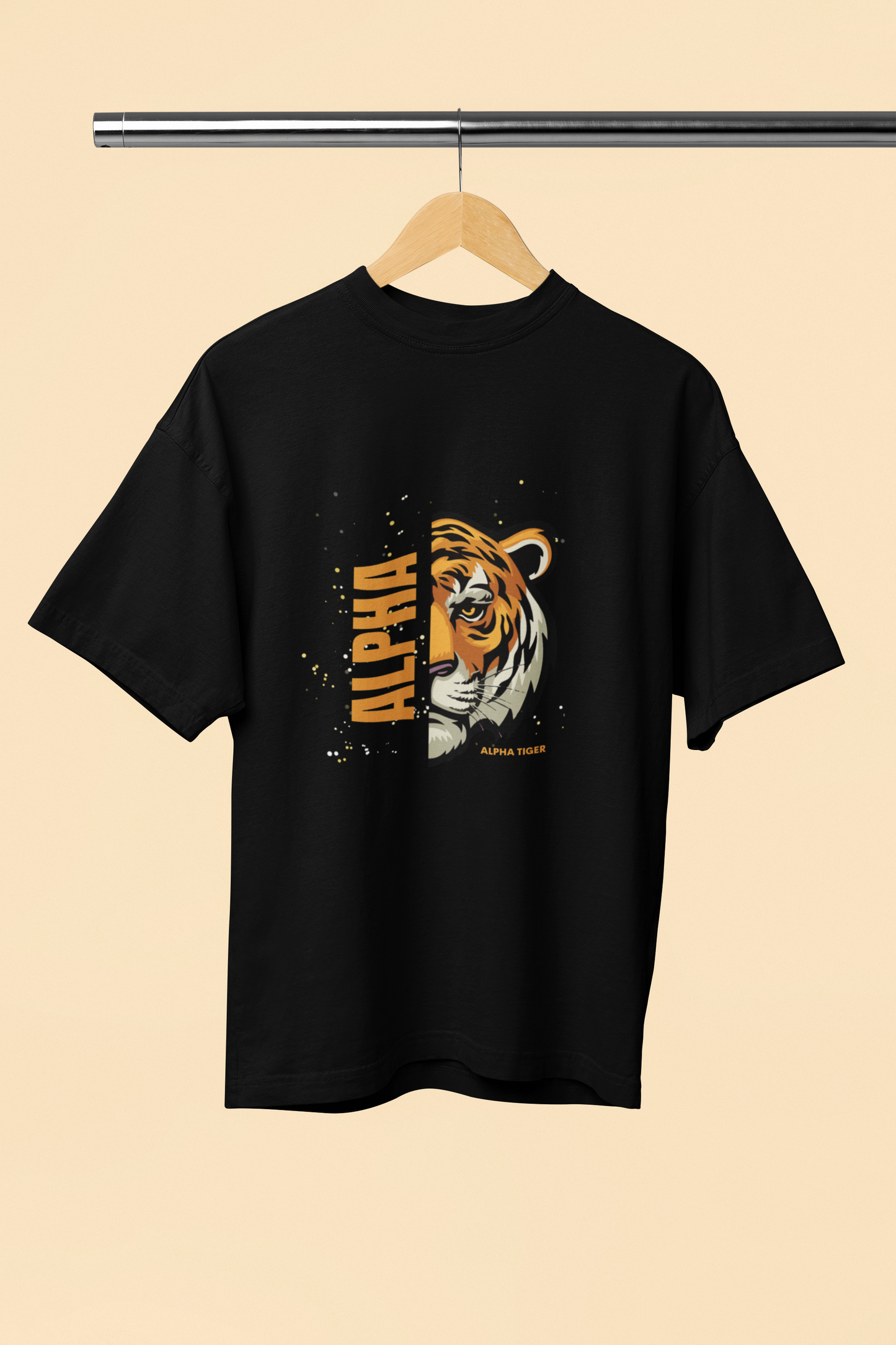 Alpha Tiger Oversized Premium Classic T-shirt 240 GSM