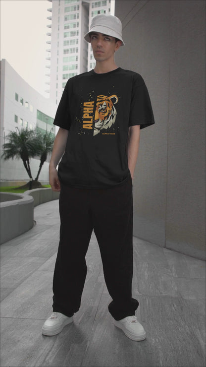 Alpha Tiger Oversized Premium Classic T-shirt 240 GSM